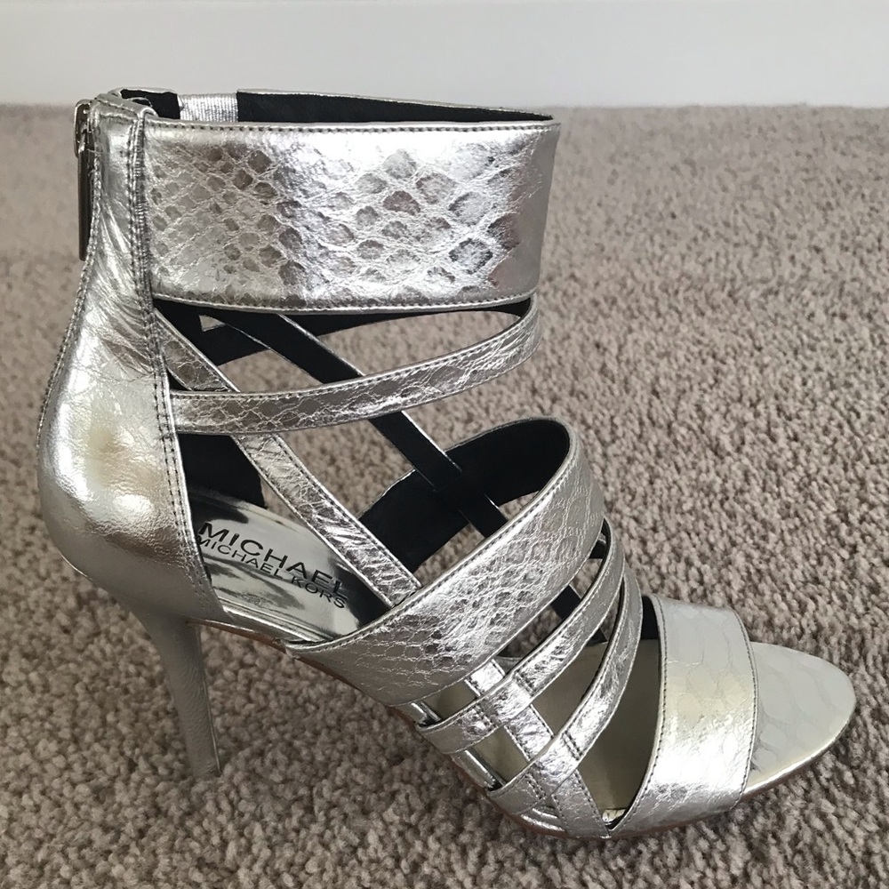 Beautiful silver heels